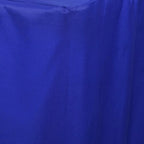 Fitted Polyester 72"x30" Rectangle Tablecloth Royal Blue - Durable and Easy to Maintain Table Cover