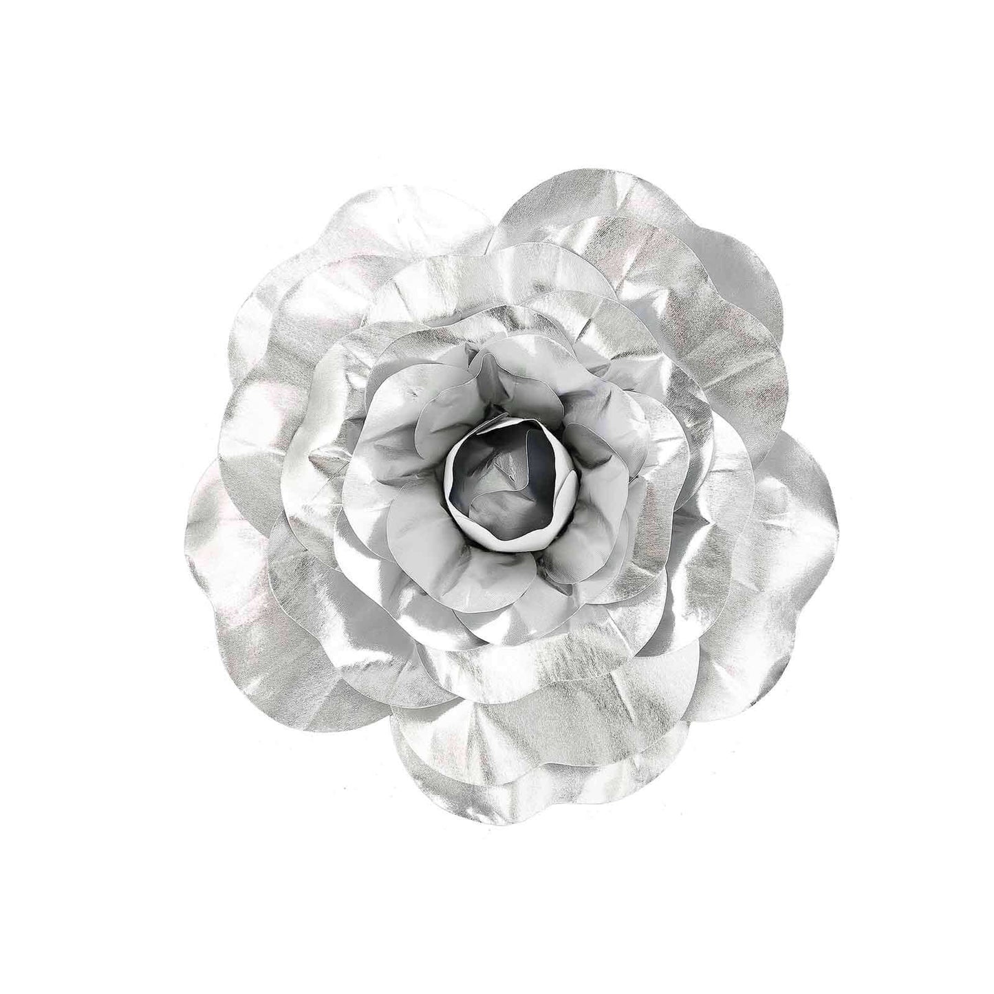 2 Pack 20" Large Silver Real Touch Artificial Foam DIY Craft Roses