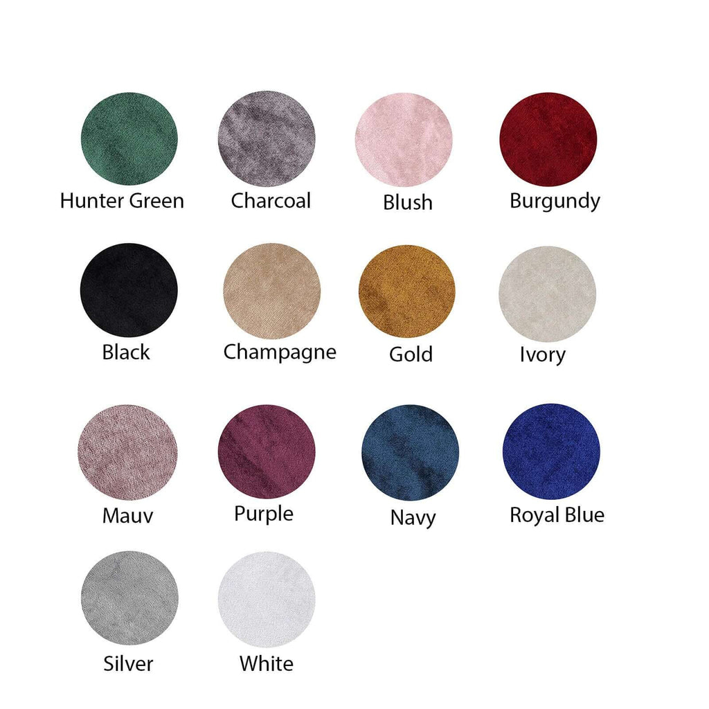 65"x5 Yards Burgundy Crushed Velvet Fabric Bolt, DIY Craft Fabric Roll