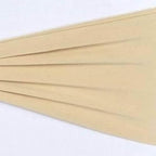 5 Pack Stretch Spandex Chair Sashes Champagne - Fitted Finish Two Ply Heavy Duty Chair Bands 5"x12"