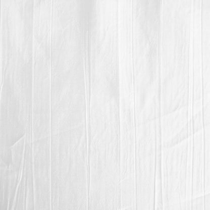 Taffeta 60"x102" Rectangle Tablecloth White - Accordion Crinkle Design for Modern Gatherings