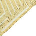 Sequin 12"x108" Table Runner Gold Diamond Glitz - Shimmering Event Decoration