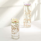 Faux Pearl String Beads Vase Filler - Rose Gold DIY Craft Fishing Line Pearl Chains 100ft - Bell Racket Store