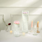 Faux Pearl String Beads Vase Filler - White DIY Craft Fishing Line Pearl Chains 100ft - Bell Racket Store