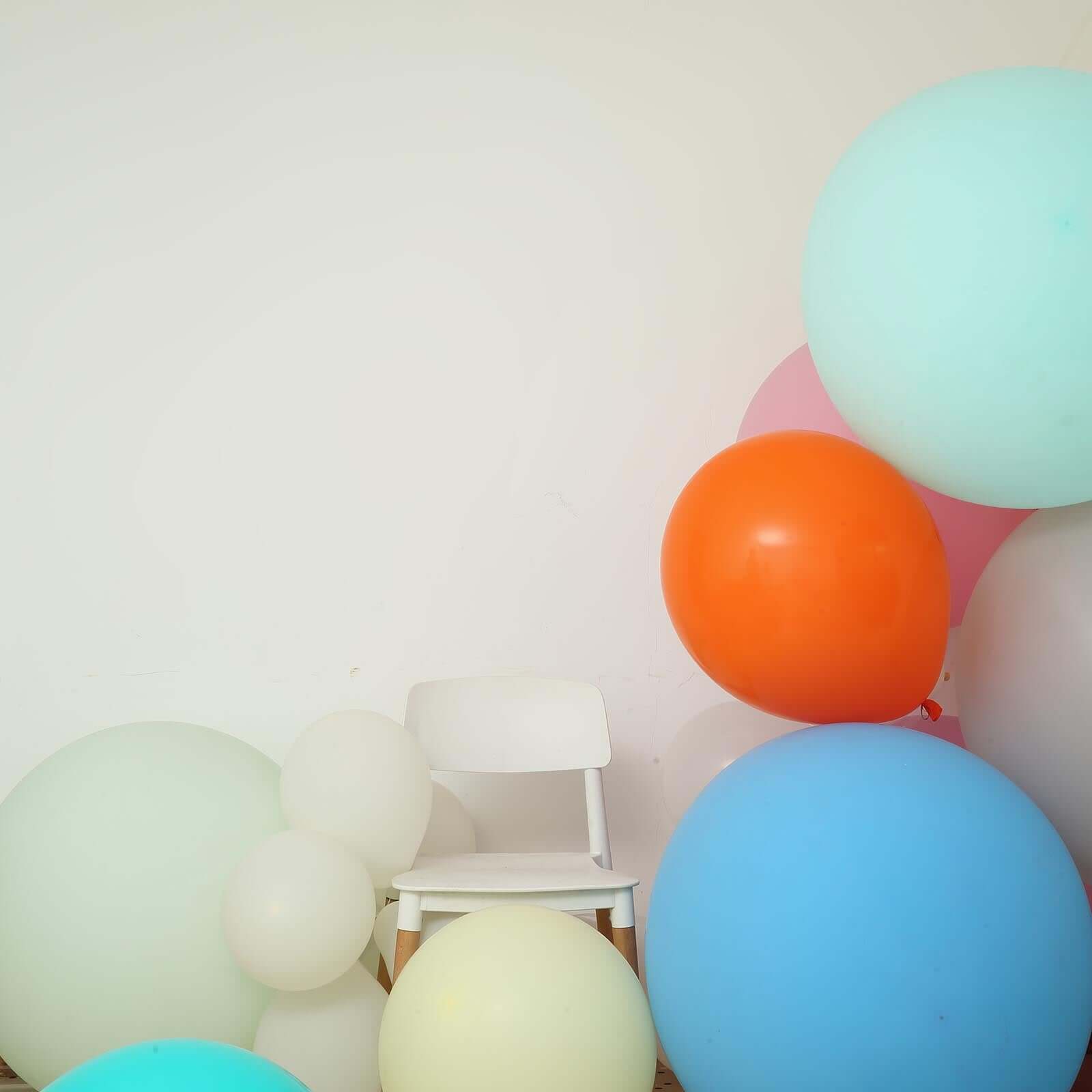 10 Pack 18" Matte Pastel Seafoam Helium or Air Latex Party Balloons
