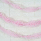 3 Pack 28ft Blush Ruffled Paper Streamer Rolls, Crepe Tissue Party Decorations