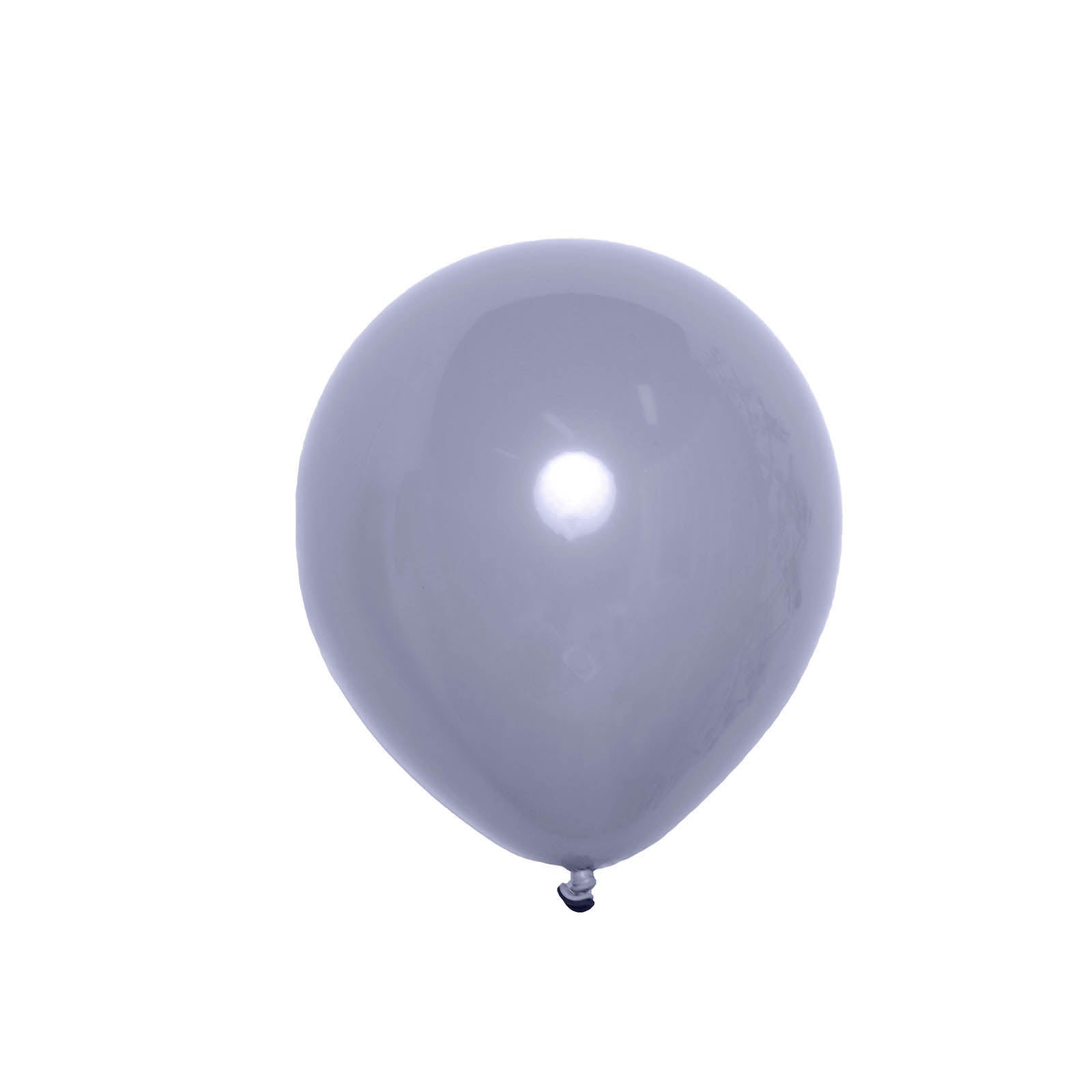 25 Pack 10" Matte Blue Gray Double Stuffed Prepacked Latex Balloons