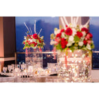 12" Clear Mirrored Acrylic Display Box, Transparent Pedestal Riser with Interchangeable Lid and Base