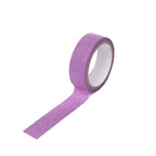 5 Pack 0.5"x5 Yards Purple Washi DIY Craft Glitter Tape