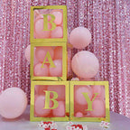 4-Pack Stickers Banner Custom Alphabet "P" Design Gold - Text Stick-On Decorative Letters 5"