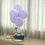 25 Pack 10" Matte Pastel Periwinkle Helium Air Latex Party Balloons