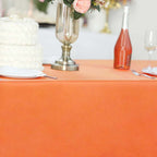 Polyester 60"x102" Rectangle Tablecloth Orange - Durable and Stylish Table Cover