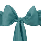 5 Pack Polyester Chair Sashes Turquoise 6"x108"