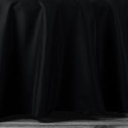 Fire Retardant Premium Polyester 108" Round Tablecloth Black - Stylish High - Performance Table Cover for Large Gatherings - Bell Racket Store