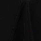 Fire Retardant Premium Polyester 132" Round Tablecloth Black - High - Performance Seamless Table Cover - Bell Racket Store