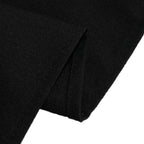 Fire Retardant Premium Polyester 60"x102" Rectangular Tablecloth Black - High - Performance Table Cover - Bell Racket Store