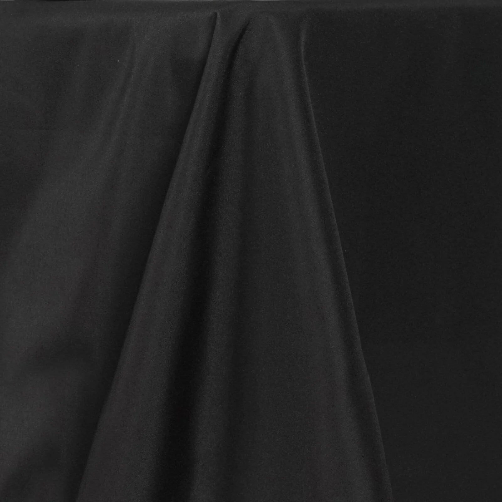 Fire Retardant Premium Polyester 60"x102" Rectangular Tablecloth Black - High - Performance Table Cover - Bell Racket Store