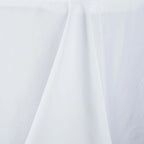 Fire Retardant Premium Polyester 60"x126" Rectangular Tablecloth White - Stylish High - Performance Table Cover for Large Gatherings - Bell Racket Store