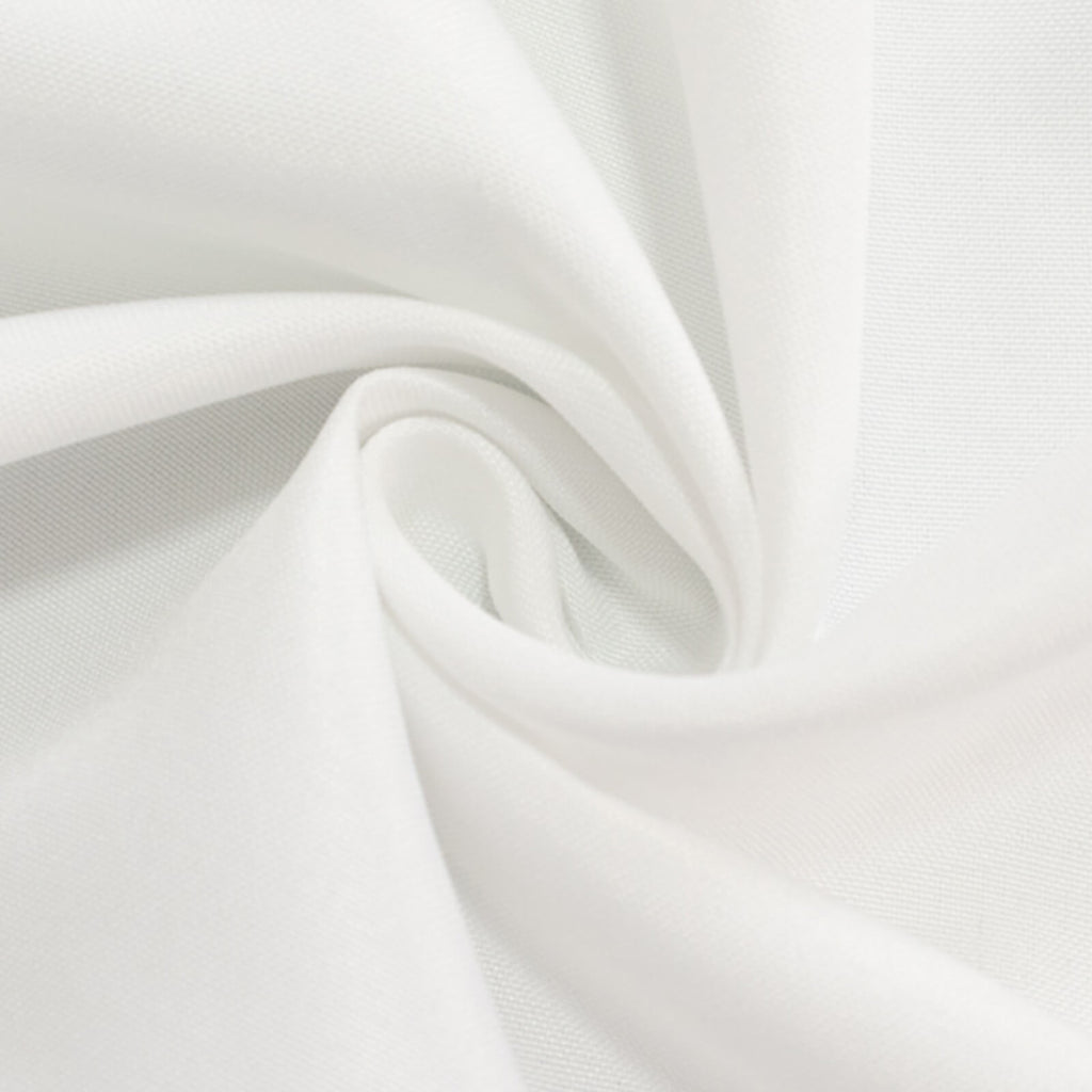 Fire Retardant Premium Polyester 6ft Rectangular Tablecloth White Fitted High - Performance Table Cover for Large Gatherings - Bell Racket Store