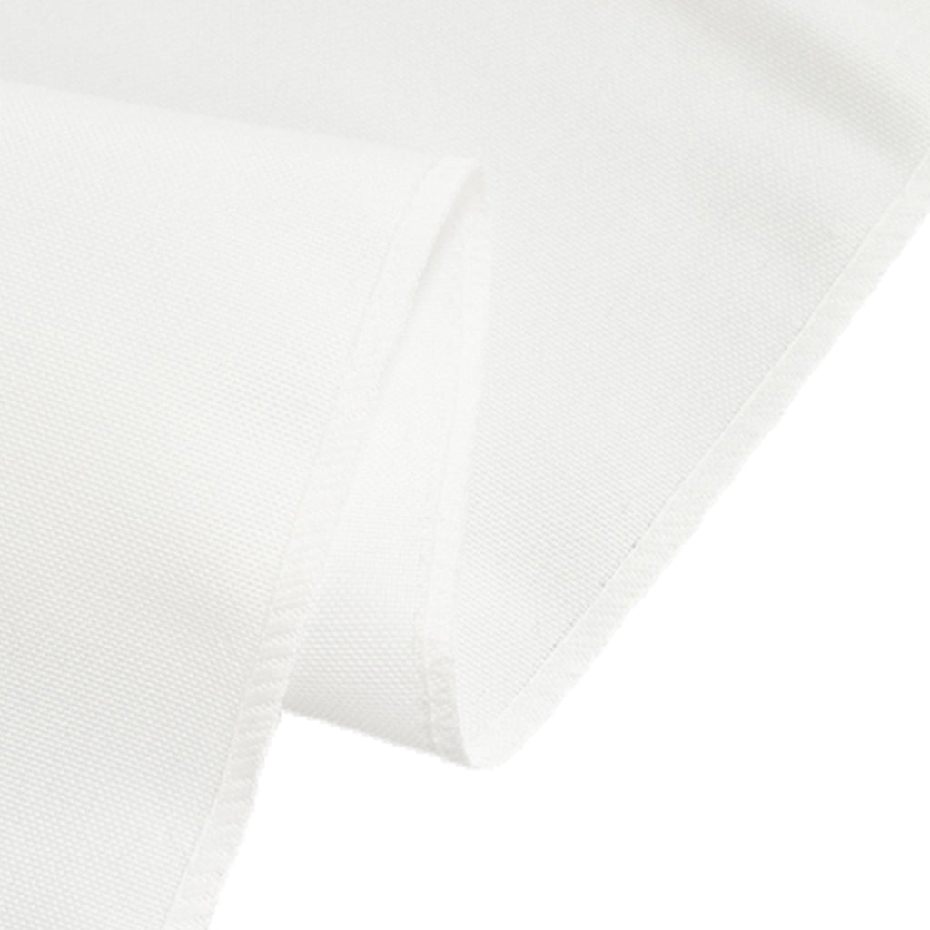 Fire Retardant Premium Polyester 6ft Rectangular Tablecloth White Fitted High - Performance Table Cover for Large Gatherings - Bell Racket Store