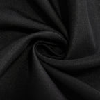 Fire Retardant Premium Polyester 90" Round Tablecloth Black - High - Performance Table Cover - Bell Racket Store