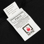 Fire Retardant Premium Polyester 90" Round Tablecloth Black - High - Performance Table Cover - Bell Racket Store