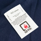 Fire Retardant Premium Polyester 90" Round Tablecloth Navy Blue - High - Performance Table Cover - Bell Racket Store