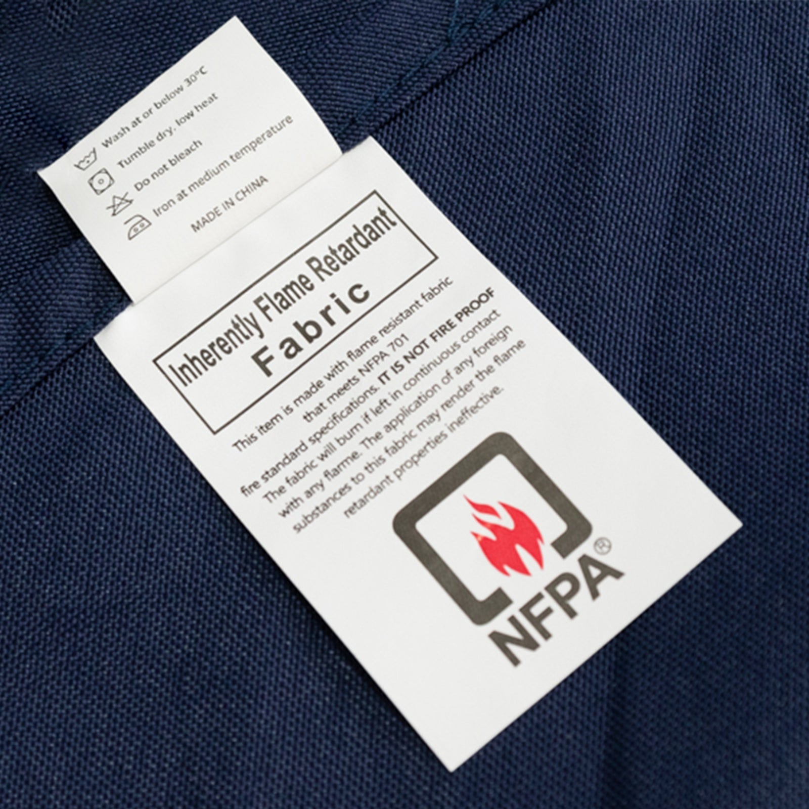 Fire Retardant Premium Polyester 90" Round Tablecloth Navy Blue - High - Performance Table Cover - Bell Racket Store