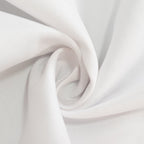 Fire Retardant Premium Polyester 90" Round Tablecloth White - Stylish High - Performance Table Cover for Large Gatherings - Bell Racket Store