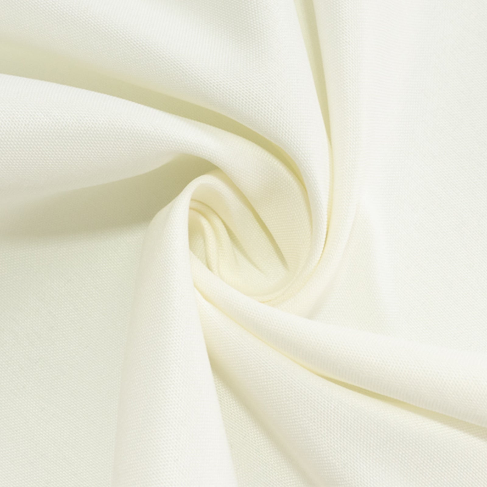 Fire Retardant Premium Polyester 90"x132" Rectangular Tablecloth Ivory - High - Performance Seamless Table Cover - Bell Racket Store