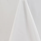 Fire Retardant Premium Polyester 90"x132" Rectangular Tablecloth White - Stylish High - Performance Seamless Table Cover for Large Gatherings - Bell Racket Store