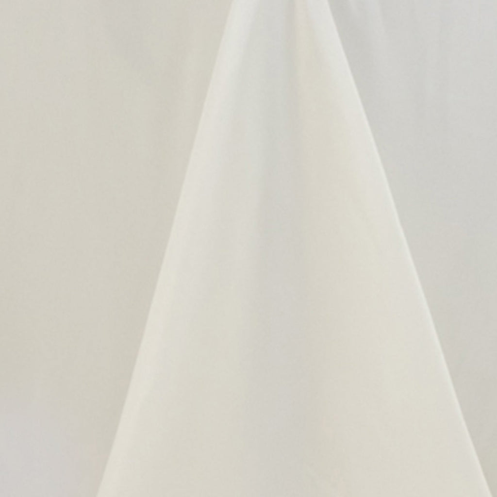 Fire Retardant Premium Polyester 90"x156" Rectangular Tablecloth Ivory - High - Performance Seamless Table Cover - Bell Racket Store