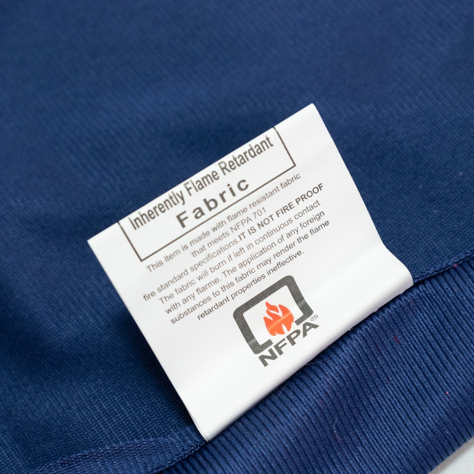 Fire Retardant Scuba Tablecloth â€“ 60"x126" Rectangle Navy Blue, Wrinkle Free, Stain Resistant Polyester Cover - Bell Racket Store