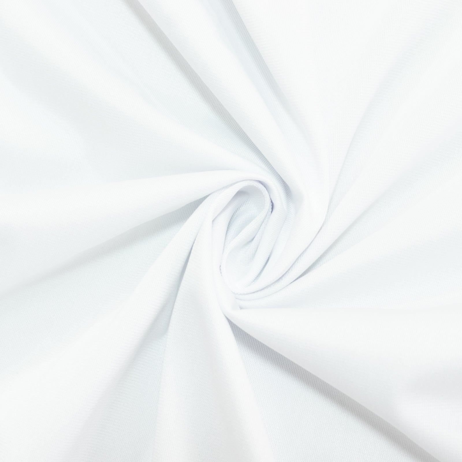 Fire Retardant Scuba Tablecloth â€“ 60"x126" Rectangle White, Wrinkle Free, Stain Resistant Polyester Cover - Bell Racket Store