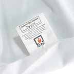 Fire Retardant Scuba Tablecloth â€“ 90" Round White, Wrinkle Free, Stain Resistant Polyester Cover - Bell Racket Store