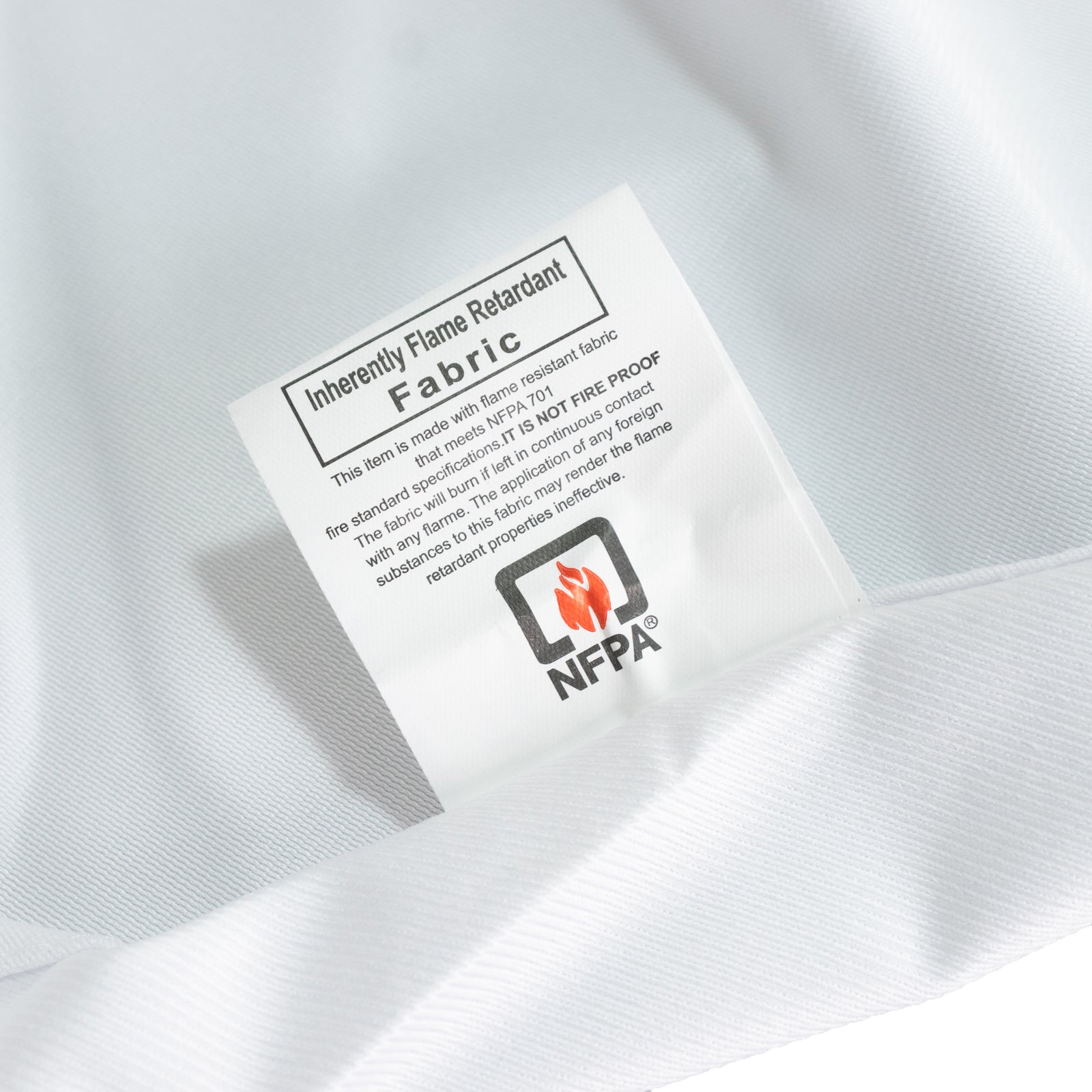 Fire Retardant Scuba Tablecloth â€“ 90" Round White, Wrinkle Free, Stain Resistant Polyester Cover - Bell Racket Store