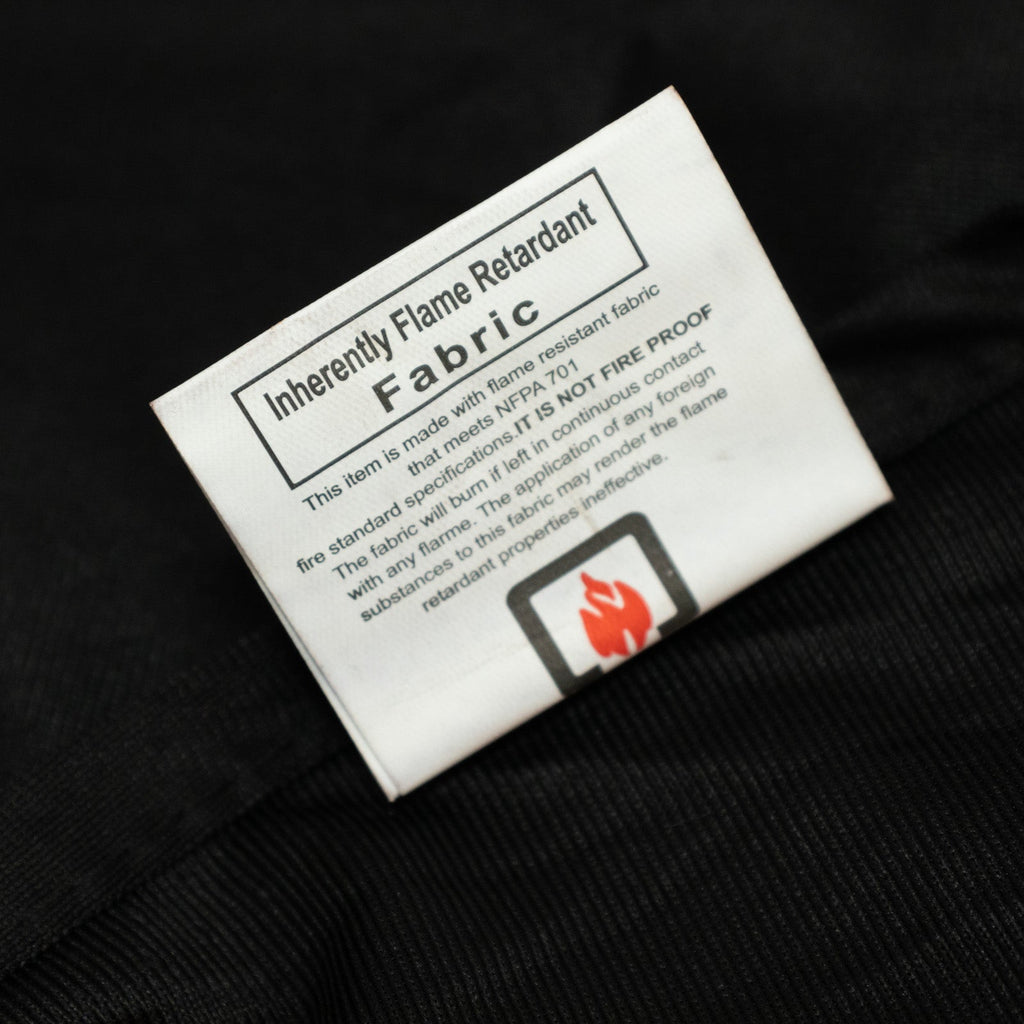 Fire Retardant Scuba Tablecloth â€“ 90"x132" Rectangle Black, Wrinkle Free, Stain Resistant, Seamless Polyester Cover - Bell Racket Store