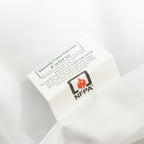 Fire Retardant Scuba Tablecloth â€“ 90"x132" Rectangle White, Wrinkle Free, Stain Resistant, Seamless Polyester Cover - Bell Racket Store