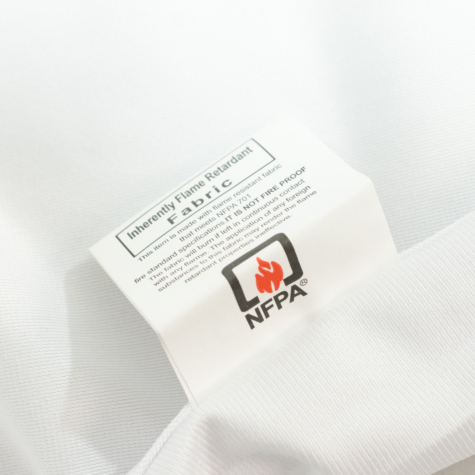 Fire Retardant Scuba Tablecloth â€“ 90"x132" Rectangle White, Wrinkle Free, Stain Resistant, Seamless Polyester Cover - Bell Racket Store