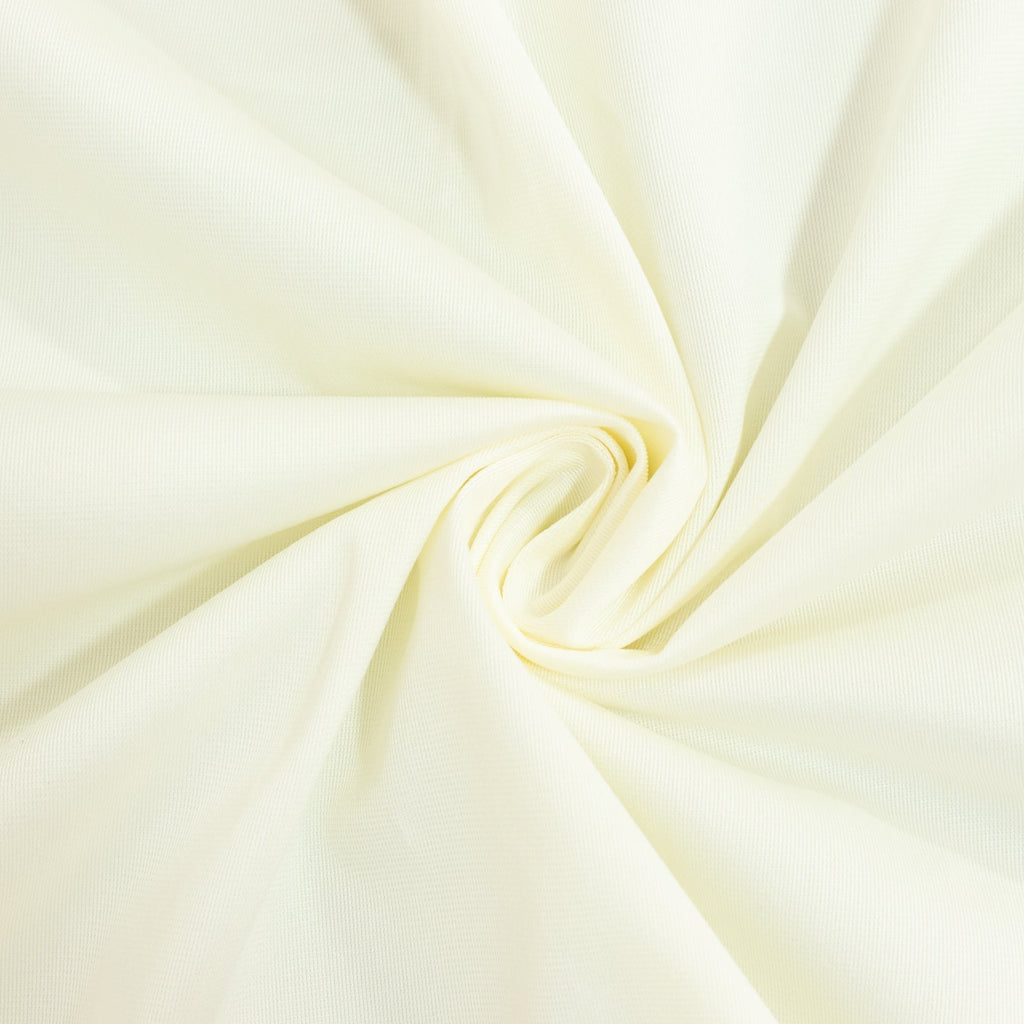 Fire Retardant Scuba Tablecloth â€“ 90"x156" Rectangle Ivory, Wrinkle Free, Stain Resistant, Seamless Polyester Cover - Bell Racket Store