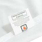 Fire Retardant Scuba Tablecloth â€“ 90"x156" Rectangle White, Wrinkle Free, Stain Resistant, Seamless Polyester Cover - Bell Racket Store