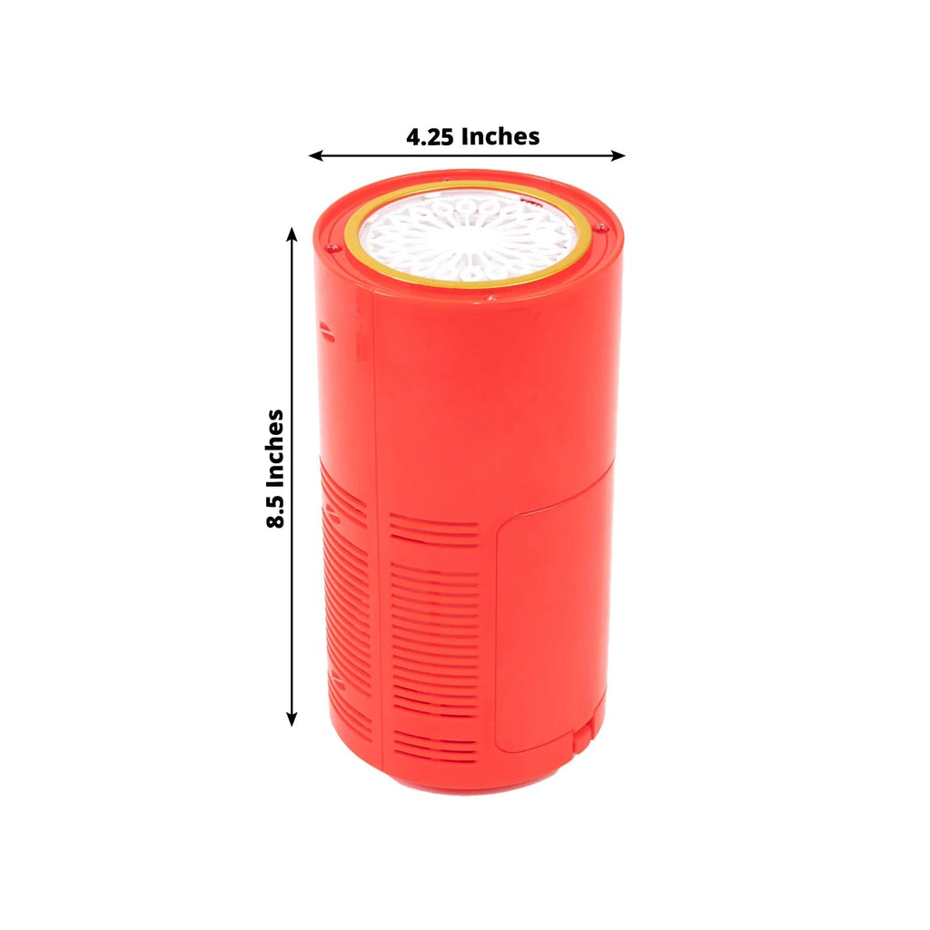 Fireworks Bubble Machine with RGB Lights and Realistic Sound â€“ 8.5â€ Automatic Bubble Blower for Kids, 20 holes 240ml Solution - Bell Racket Store