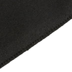 Fitted Polyester 48"x24"x30" Rectangle Tablecloth Black - Durable and Sleek for Events - Bell Racket Store