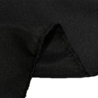 Fitted Polyester 72"x30" Rectangle Tablecloth Black with Open Back Design - Easy to Maintain and Wrinkle - Resistant Table Cover - Bell Racket Store