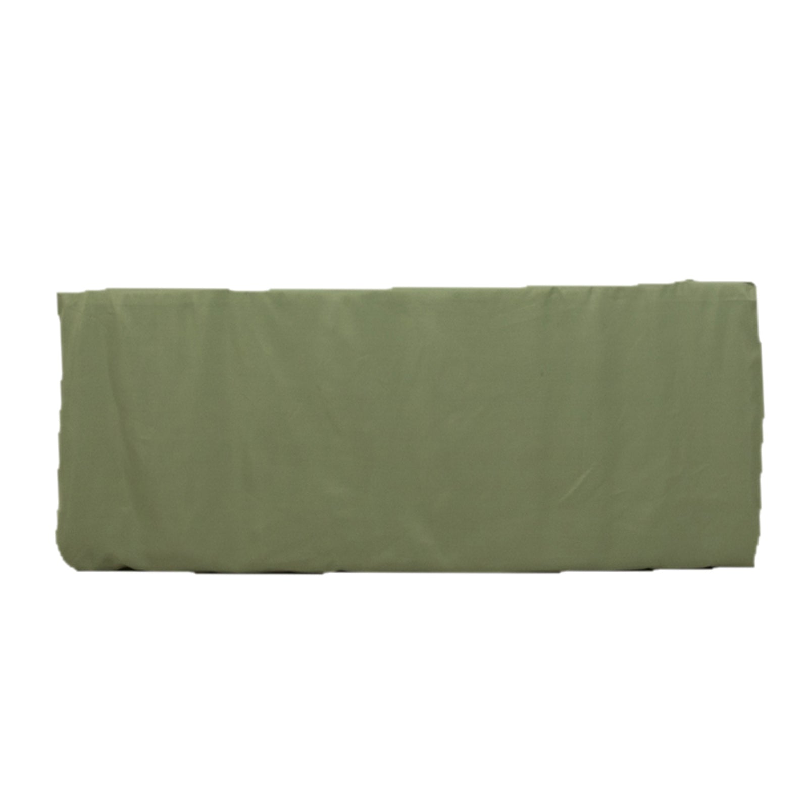 Fitted Polyester 72"x30" Rectangle Tablecloth Dusty Sage Green - Durable Table Cover - Bell Racket Store