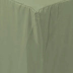 Fitted Polyester 72"x30" Rectangle Tablecloth Dusty Sage Green - Durable Table Cover - Bell Racket Store