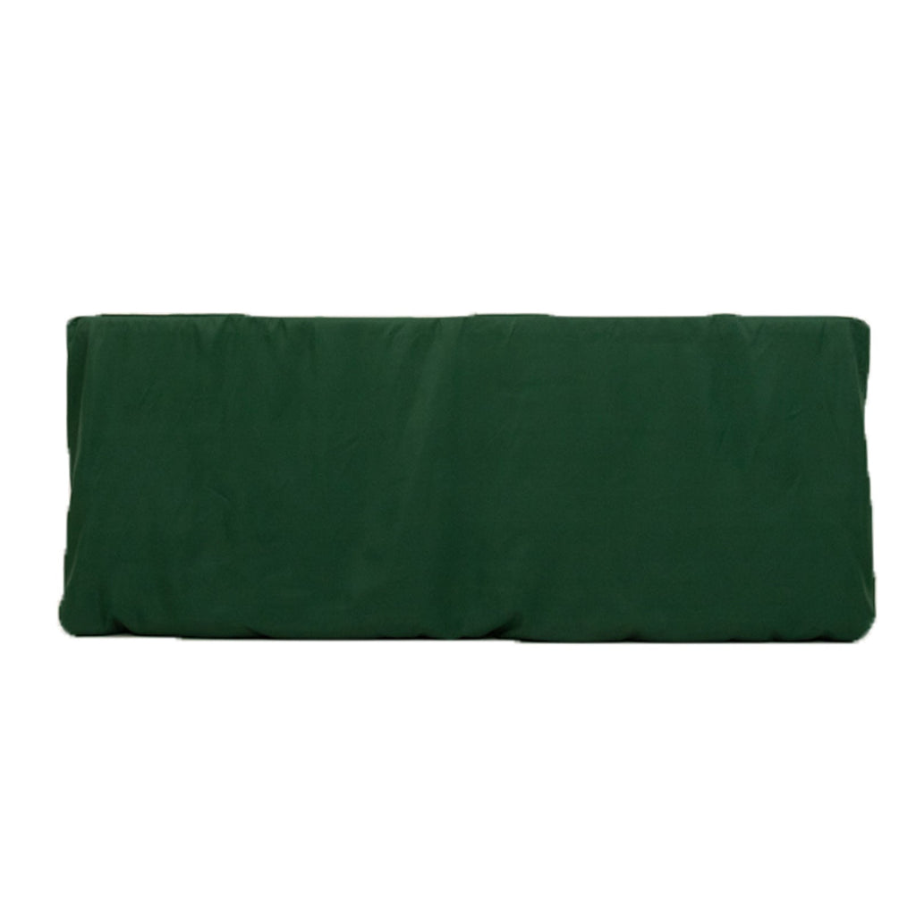Fitted Polyester 72"x30" Rectangle Tablecloth Hunter Emerald Green - Durable Table Cover - Bell Racket Store