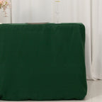 Fitted Polyester 72"x30" Rectangle Tablecloth Hunter Emerald Green - Durable Table Cover - Bell Racket Store