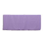 Fitted Polyester 72"x30" Rectangle Tablecloth Lavender Lilac - Durable Table Cover - Bell Racket Store