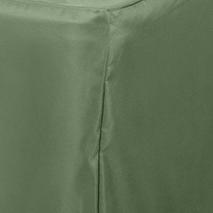 Fitted Polyester 72"x30" Rectangle Tablecloth Olive Green - Durable and Easy to Maintain Table Cover - NestOCart
